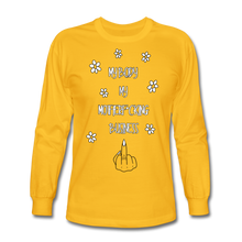Load image into Gallery viewer, My Body My Business Long Sleeve Tee - gold