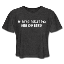 Load image into Gallery viewer, Energy Crop Top - deep heather