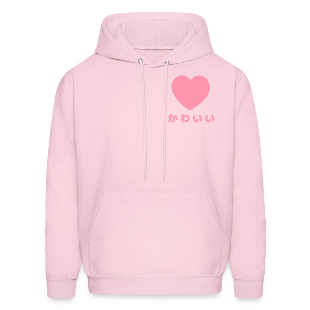 Kawaii Love Hoodie - pale pink